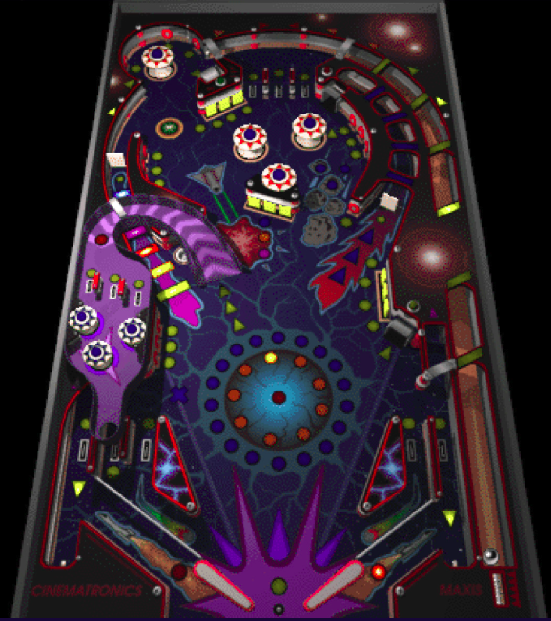 3D Pinball for Windows — Space Cadet playfield