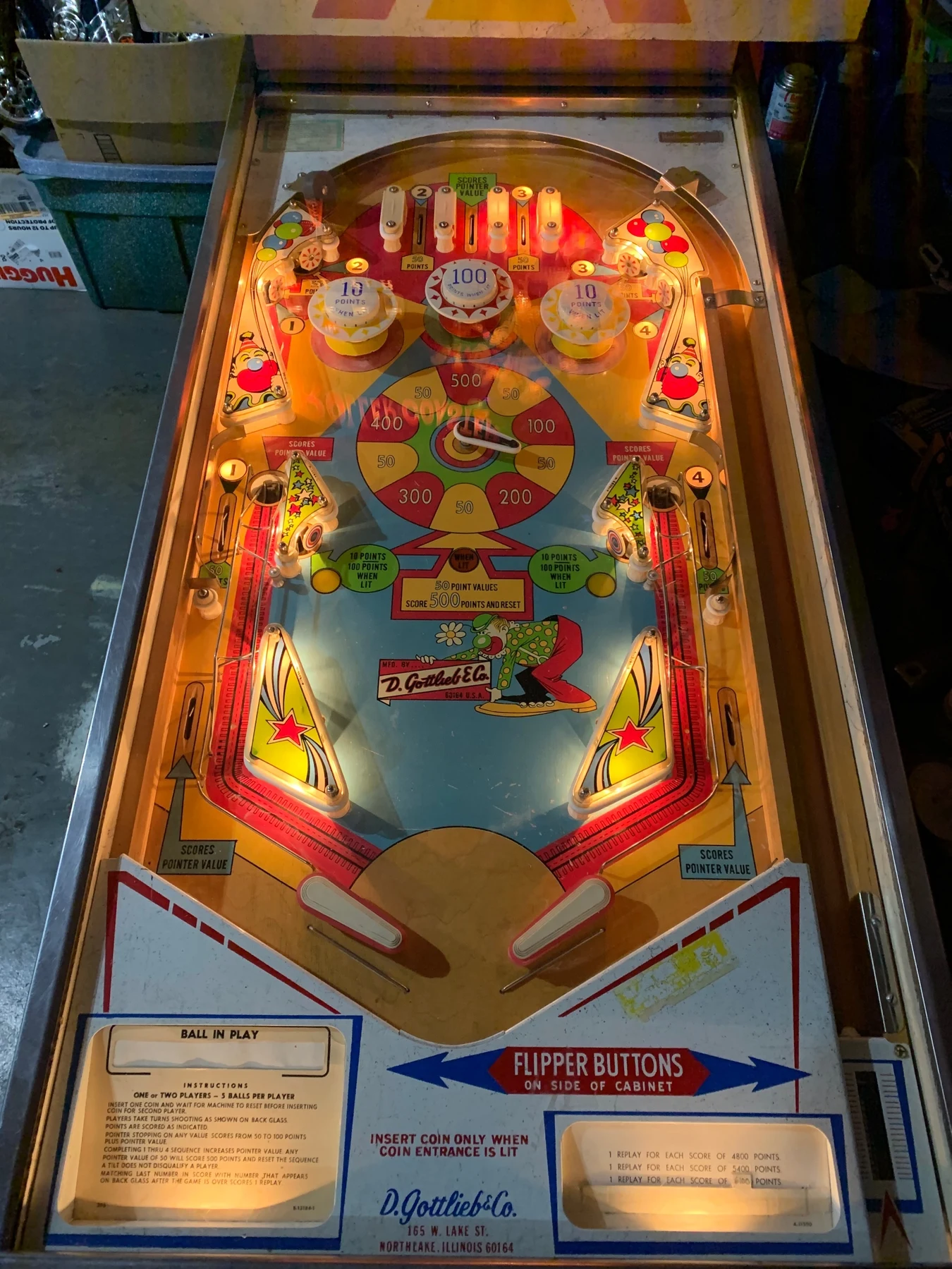 Roller Coaster playfield