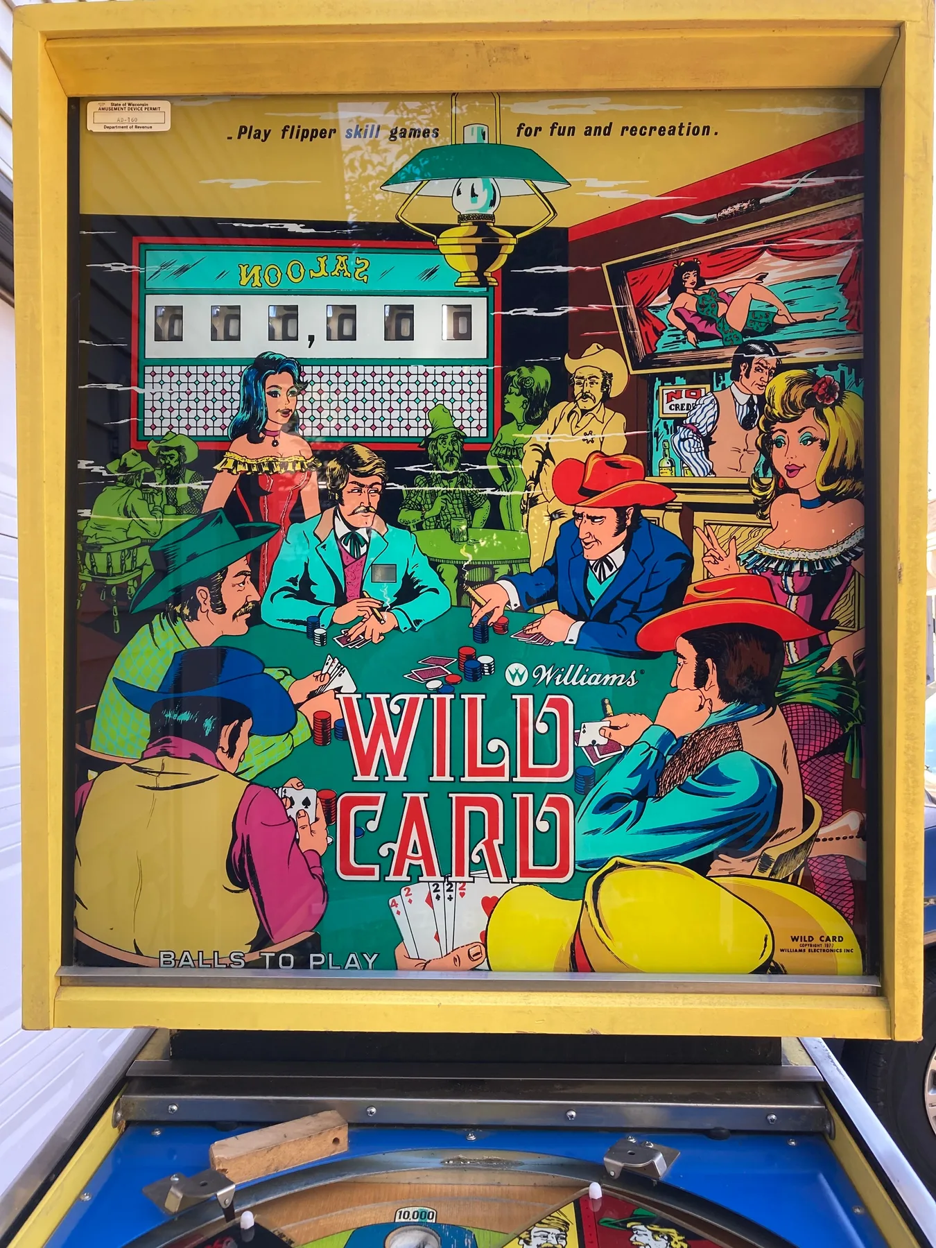 Wild Card playfield