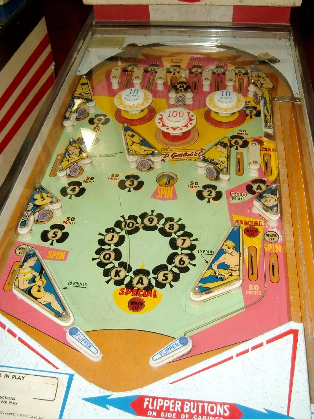 Flip-A-Card / Card Trix playfield