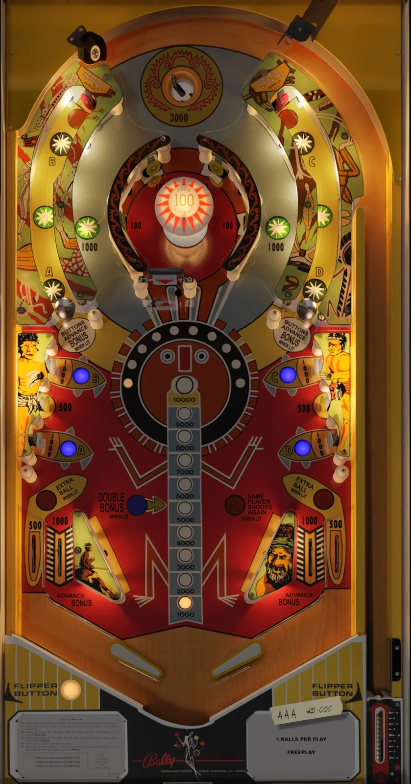 Boomerang / Flicker playfield