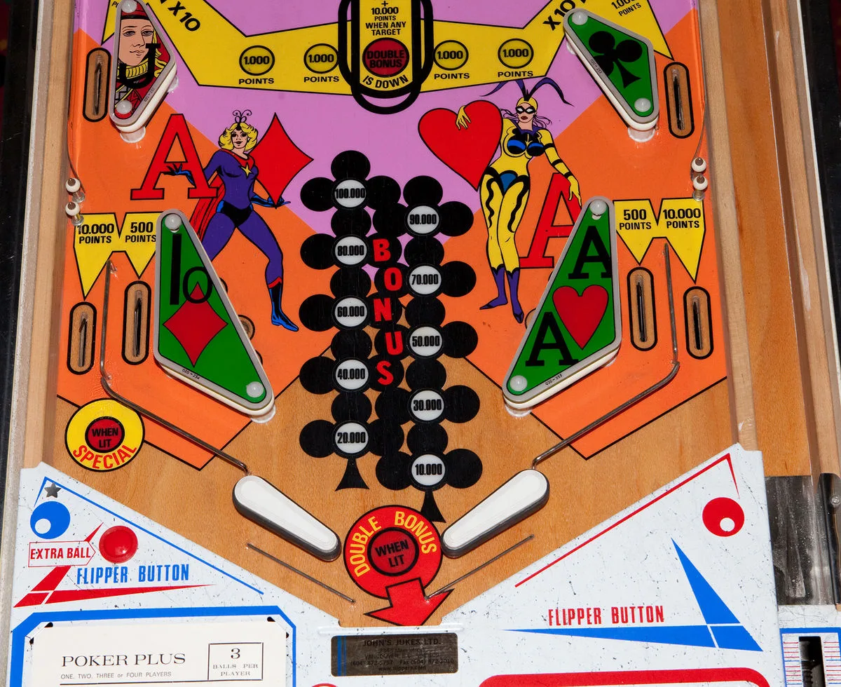 Poker Plus playfield
