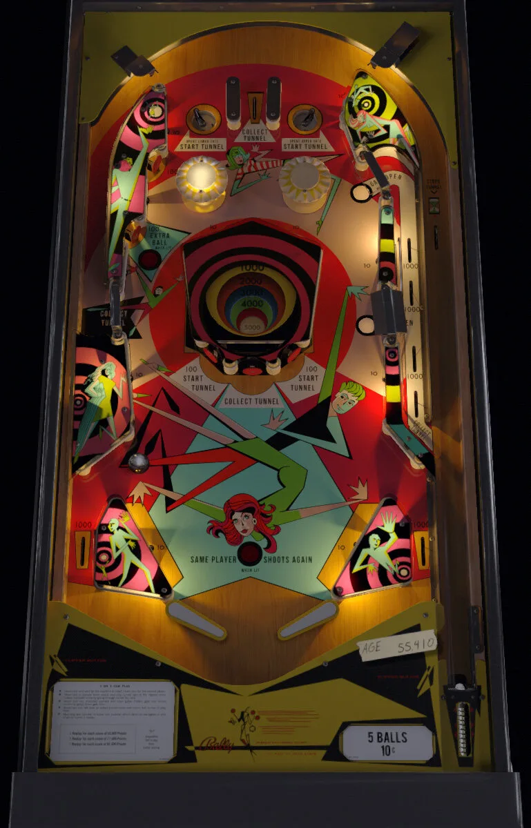Time Tunnel playfield