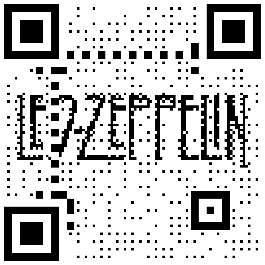 Led Zeppelin wordmark QR code for the Led Zeppelin ruleset