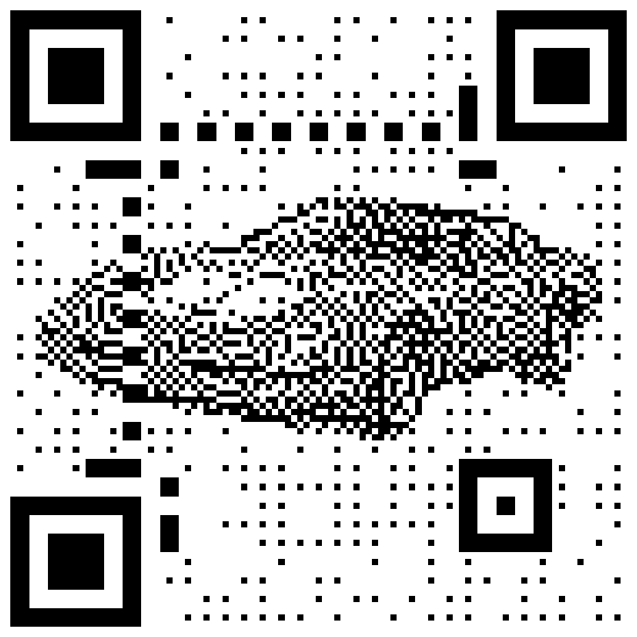Red Corvette QR code for the Corvette ruleset
