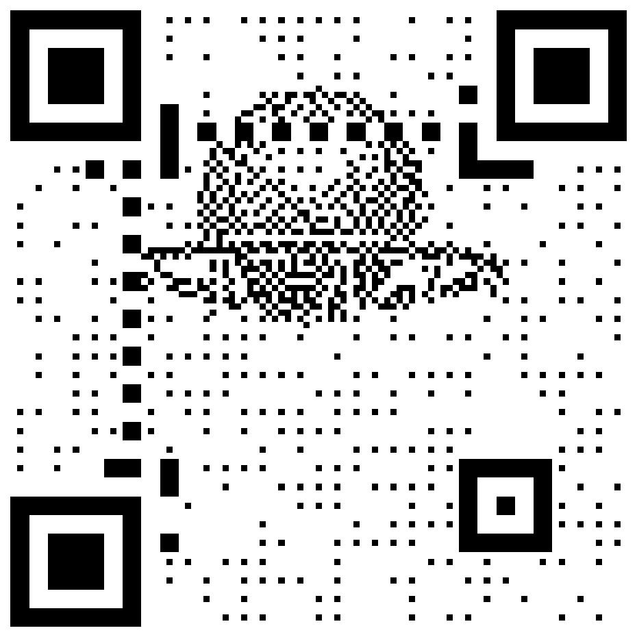 Basketball and hoop QR code for the NBA Fastbreak ruleset