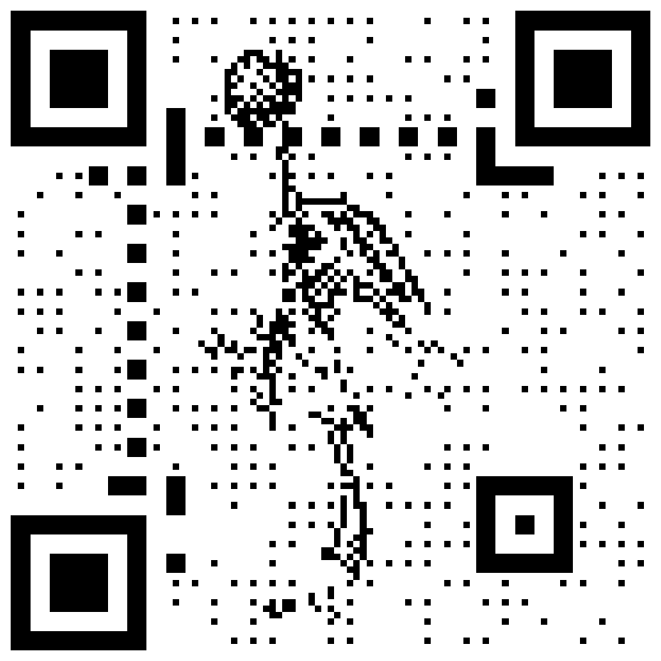Bugs Bunny in Tune Squad uniform QR code for the Space Jam ruleset