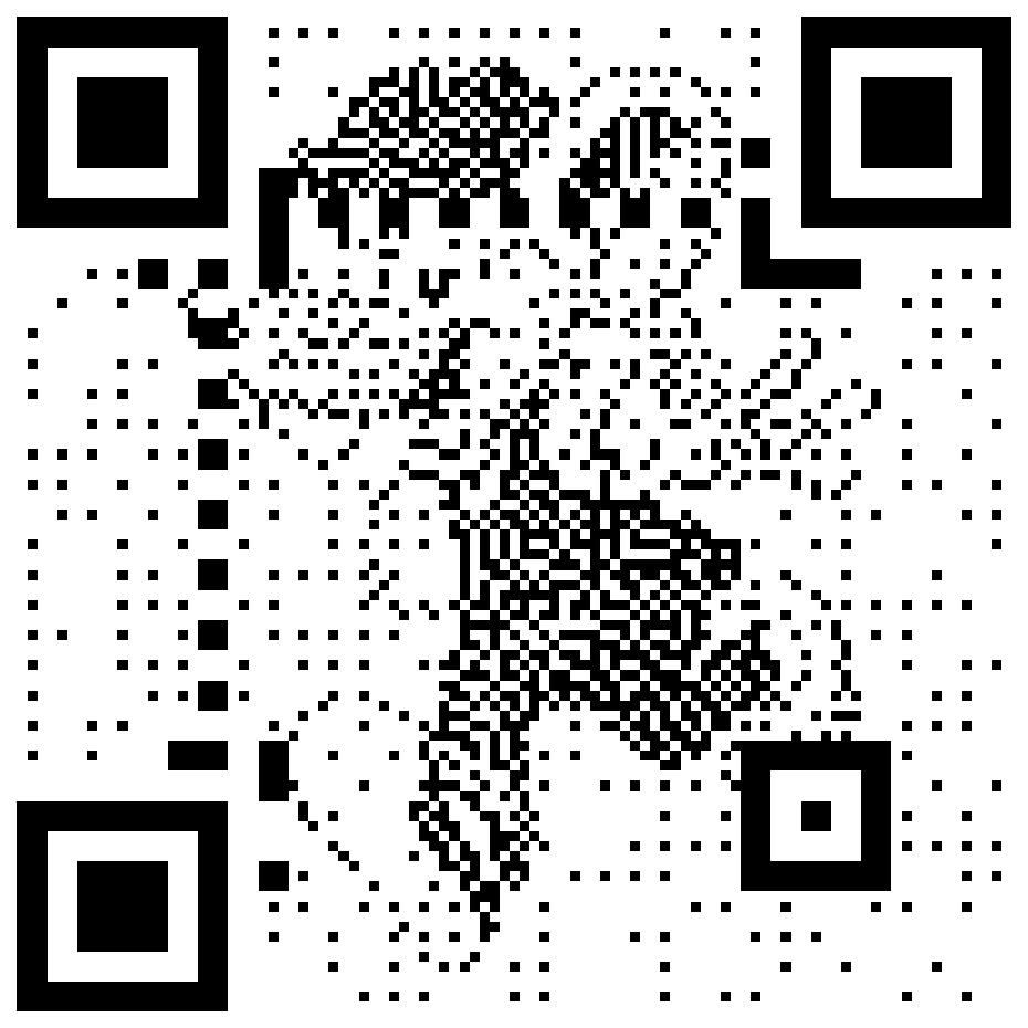 Mouse mascot QR code for the Mousin' Around! ruleset