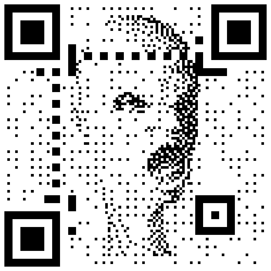 Grey alien QR code for the The X Files ruleset