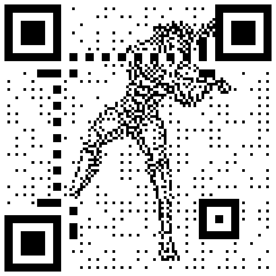 Armored gladiator champion QR code for the Gladiators ruleset
