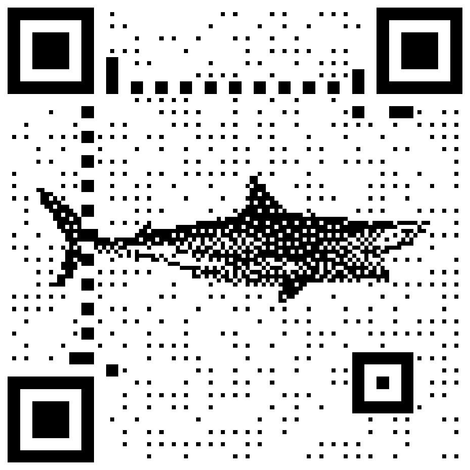 Great white shark QR code for the JAWS ruleset