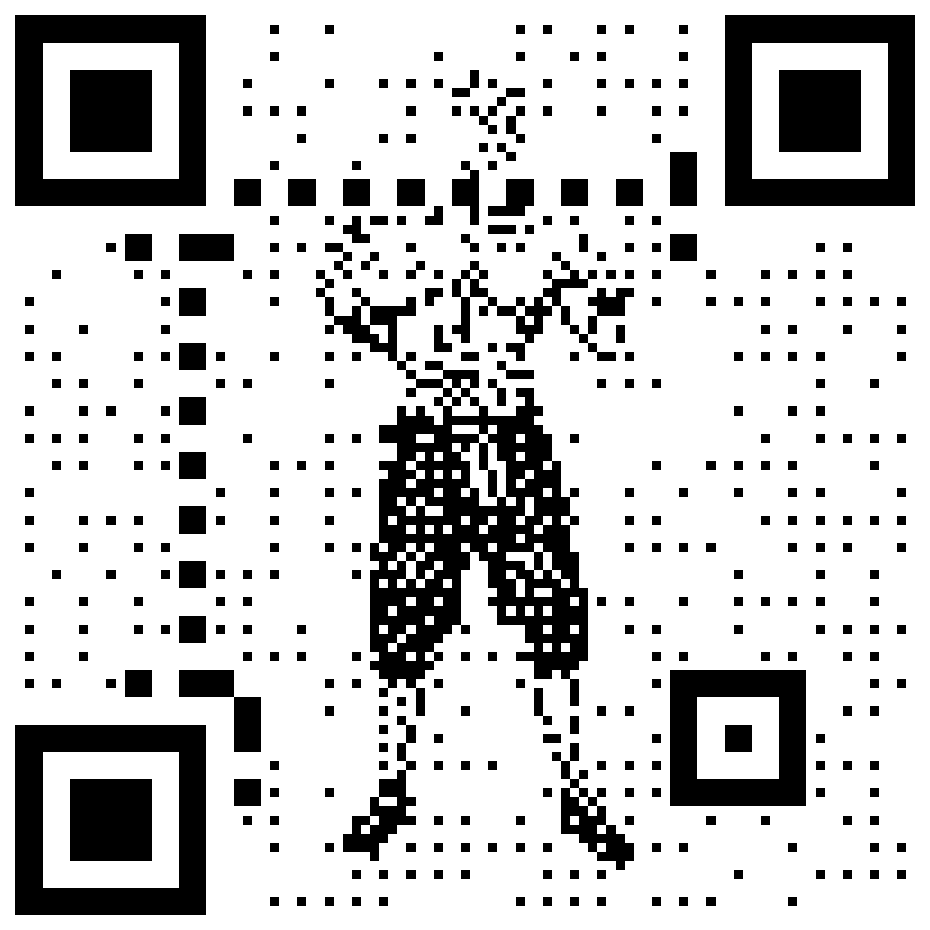 John Cena (2015) QR code for the WrestleMania ruleset