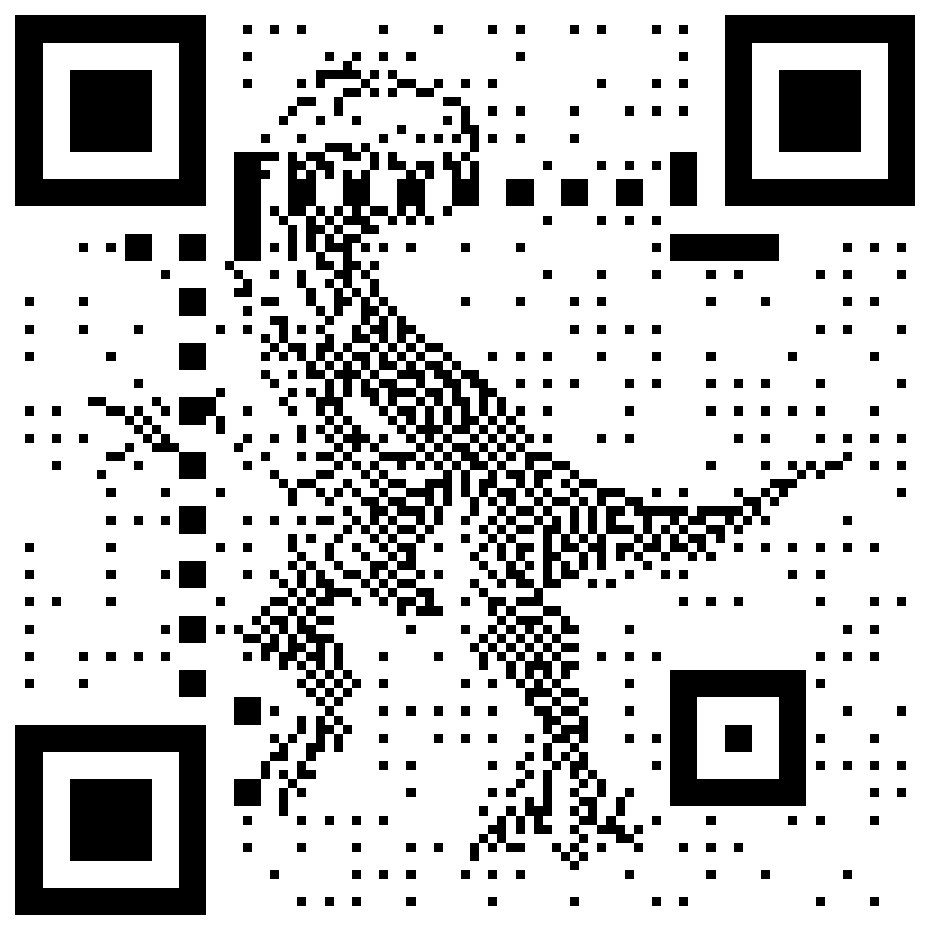 T. rex QR code for the Jurassic Park ruleset