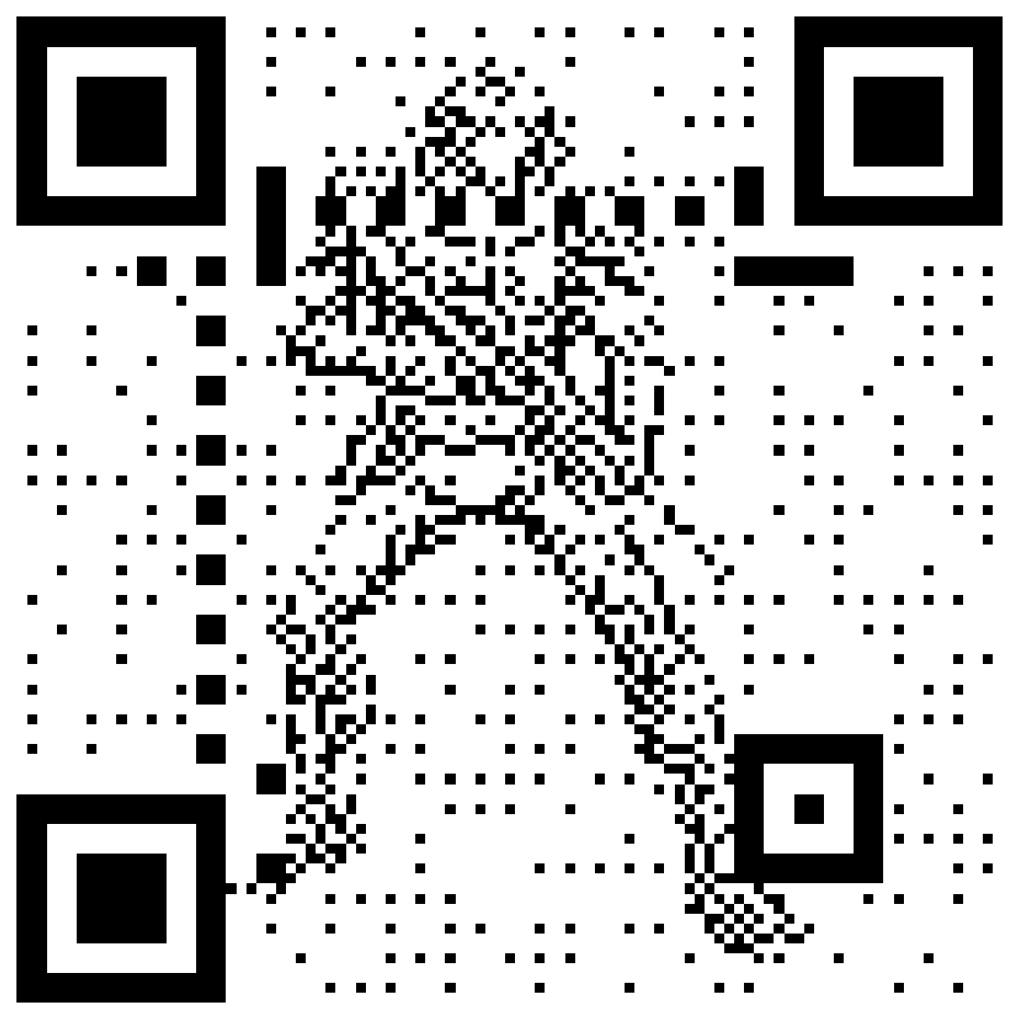 Meteor space warrior QR code for the Meteor ruleset