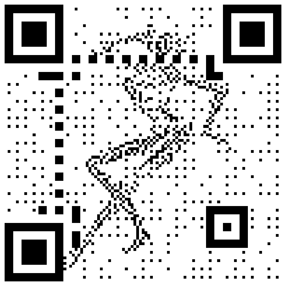 Pin-Bot robot QR code for the Pinbot ruleset