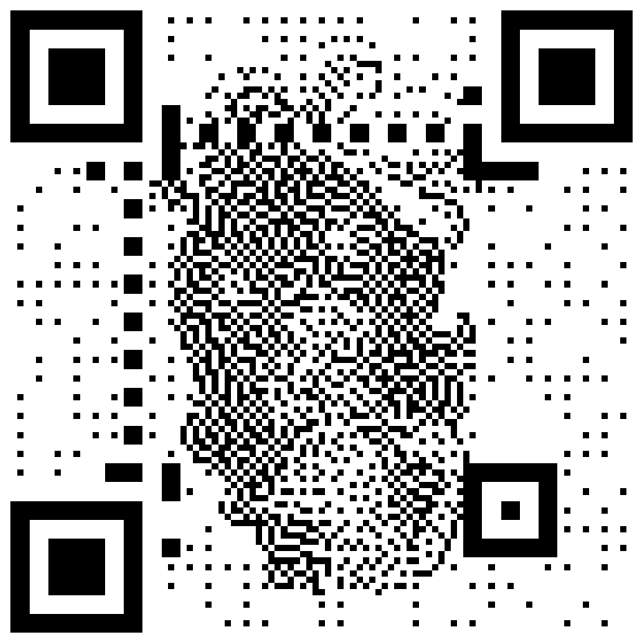 Pink-haired Honey woman QR code for the Honey ruleset