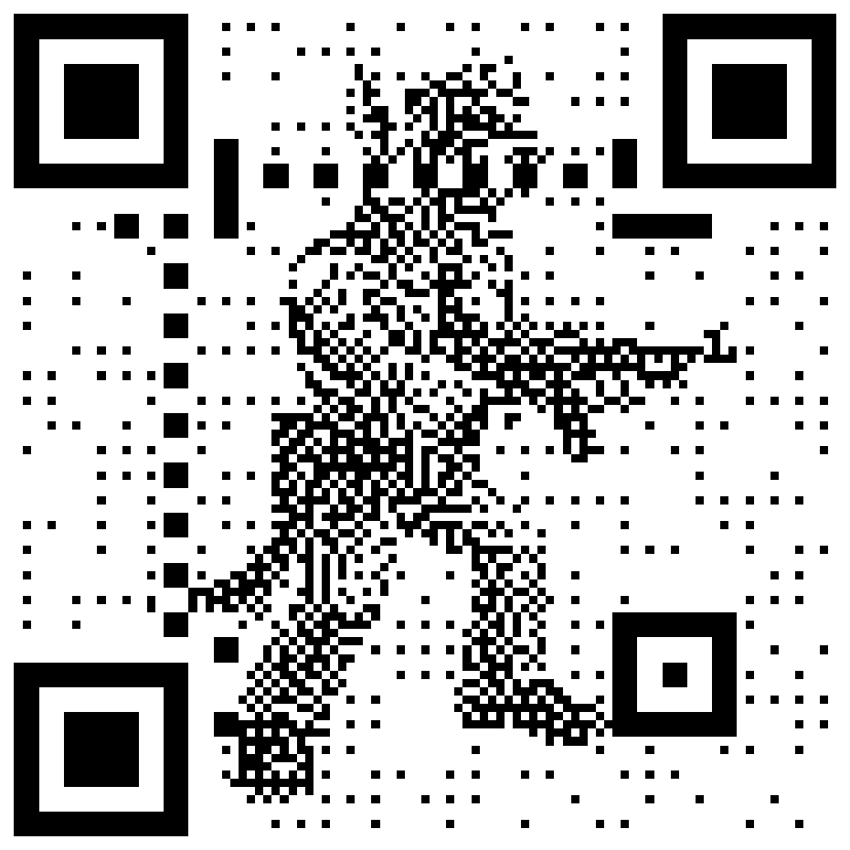 Canine police officer QR code for the Police Force ruleset